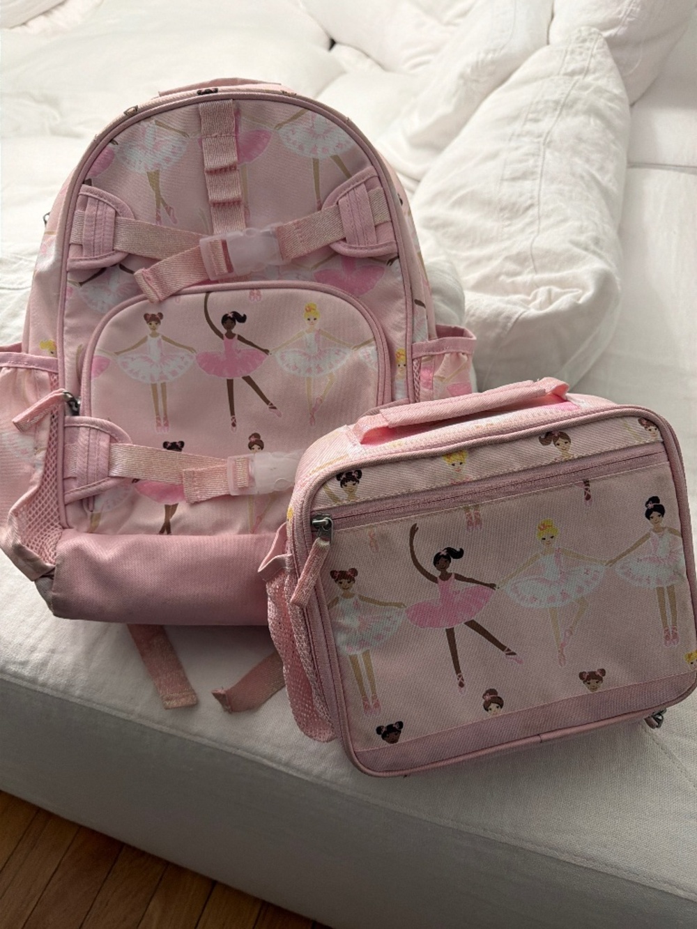 Girls ballet backpack and lunch box set